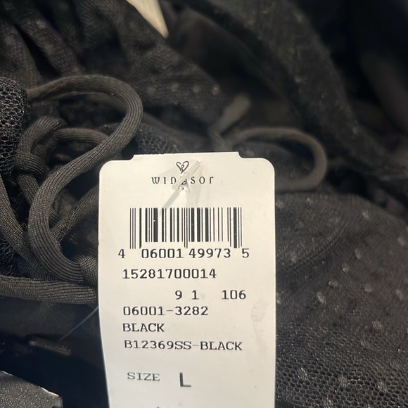 Windsor NWT Black polka dot bodysuit - Picture 5 of 5